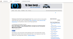 Desktop Screenshot of mycmaxenergi.com